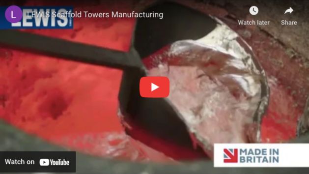 lewis scaffold towers manufacturing video